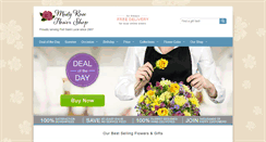 Desktop Screenshot of mistyroseflorist.com